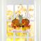 Glitzhome® 14" Fall Wooden Patch with Floral Door Hanger